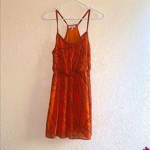 Orange sundress